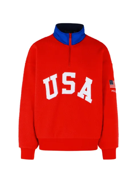 Polo Ralph Lauren half-zip sweater Red 710P05439