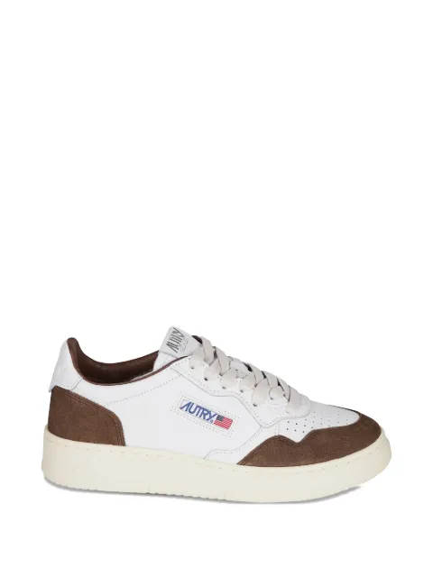 Autry suede-panel sneakers White AULWFT05
