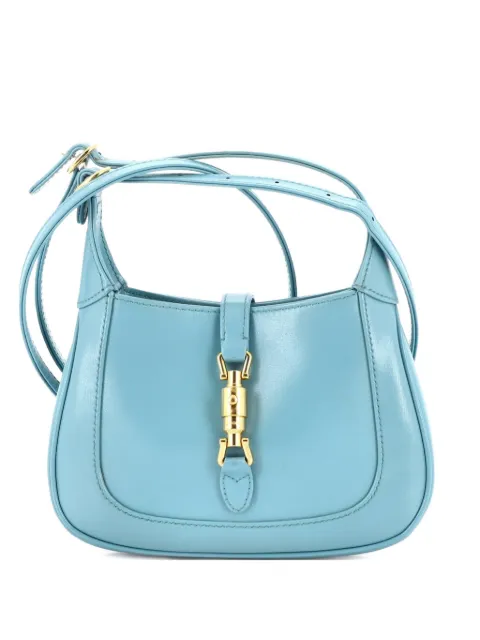 Gucci Pre-Owned Jackie 1961 Leather Mini hobo bag Blue 0OJP2IG4GAT88BP8