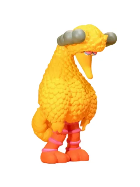 KAWS x Sesame Street Big Bird figurine Yellow KAWS202447
