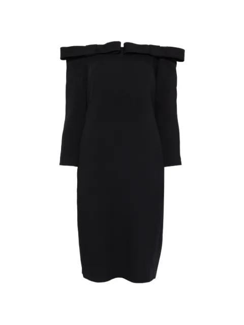 Nº21 off-shoulder midi dress Black 25IN2S0H08150759000