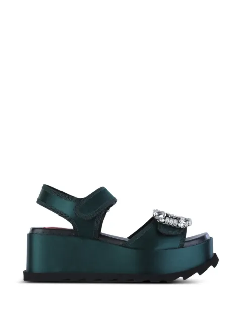 Roger Vivier embellished platform sandals Green RVW77544510RS0V801