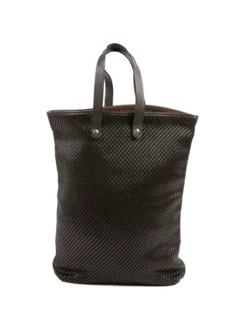 Hermès Pre-Owned 2000s woven tote bag Brown 15016363