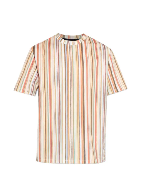 Paul Smith striped short-sleeves T-shirt Neutrals M1R919TVP5465