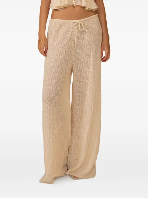 MONTCE x Elsa Hosk Amalia drawstring trousers Neutrals MB110