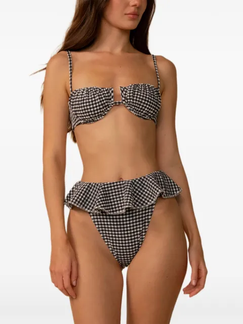MONTCE Tamarindo ruffled bikini bottoms Black BB1210