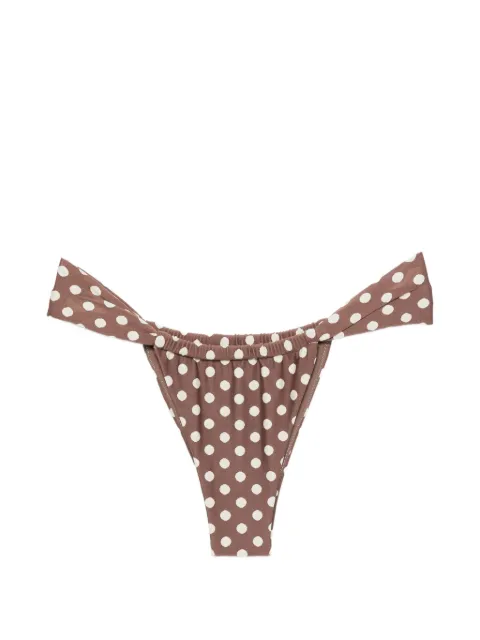 MONTCE Vivian Sandra polka dot bikini bottom Brown BB1120