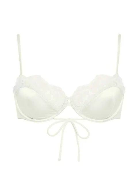 MONTCE x Elsa Hosk Lena bow-detail bikini top Blue BT1025