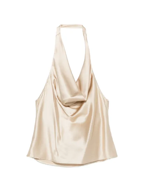 EB Denim Cassia halterneck blouse Neutrals W7002CSHLT