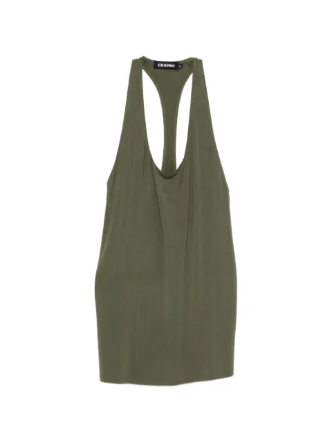 EB Denim Valley racer-back mini dress Green W5907VLYRD