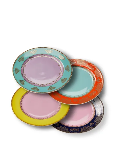POLSPOTTEN Grandpa dinner plates (set of four) Blue 230400680