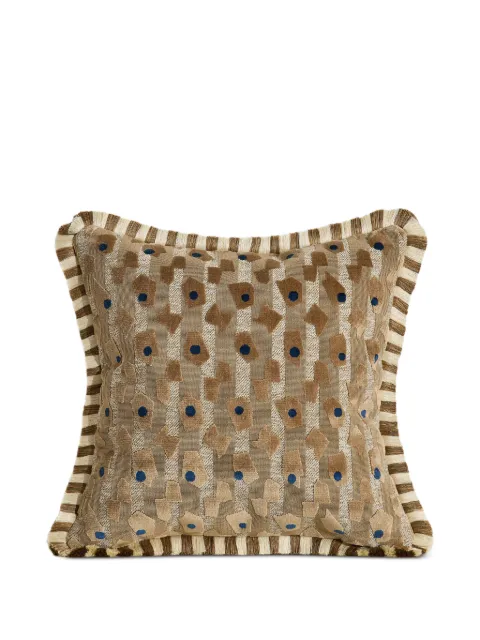 Soho Home Jeremiah geometric-pattern cushion Neutrals 78134787