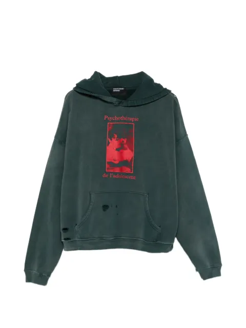 Enfants Riches Déprimés Psychotherapie De L'adolescent distressed hoodie Green 020486