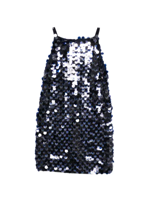 P.A.R.O.S.H. sequin-embellished mini dress Blue GROUPD722573