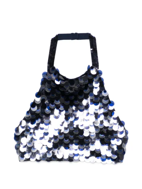 P.A.R.O.S.H. sequin-embellished top Blue GROUPD311736