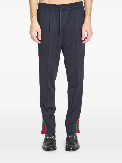 Gucci side-stripes pleat trousers Blue 854680XJHOO4330