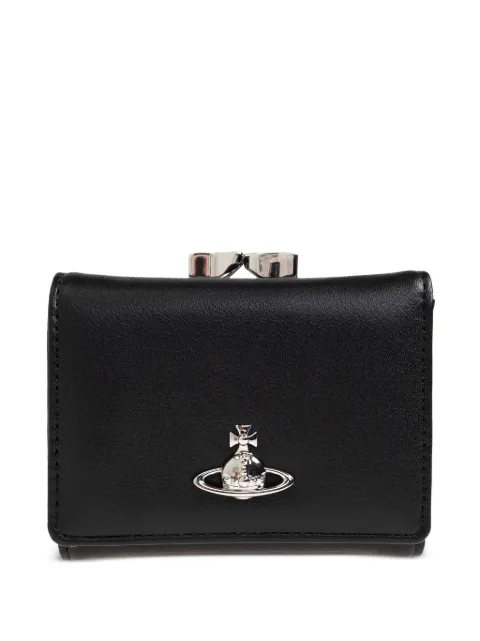 Vivienne Westwood orb clasp wallet Black 5115002MWS0026
