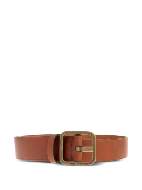 DSQUARED2 Twin Buckle leather belt Brown BEW046912900001