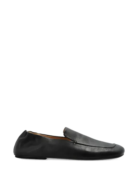 Marsèll gathered leather loafers Black MM4880P091