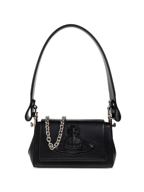 Vivienne Westwood debossed-orb chain-strap shoulder bag Black 4603000XWS000D