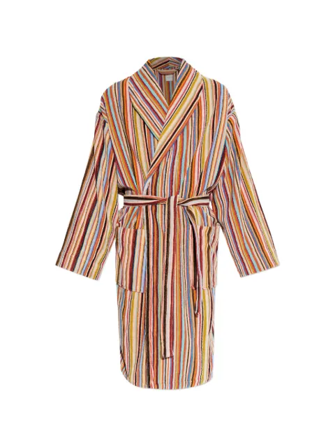 Paul Smith striped belted robe Red M1A681PUSIG