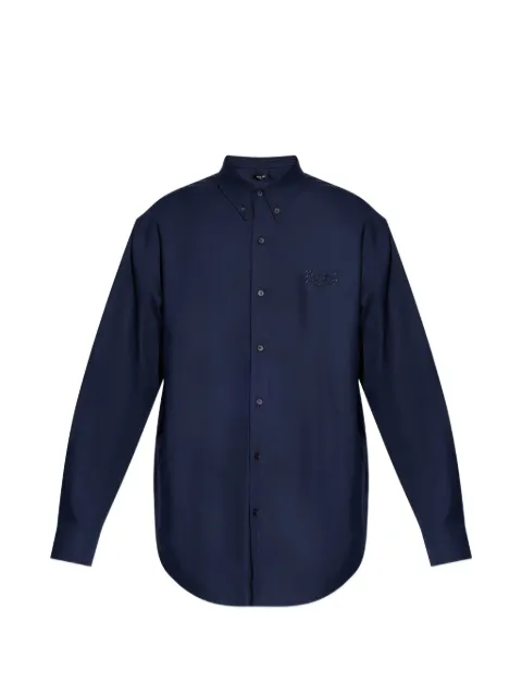Balmain long-sleeve shirt Blue GH1HS496CG32