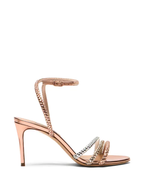 Casadei Julia Andromedea embellished ankle strap sandals Pink 1L445B0801C2967