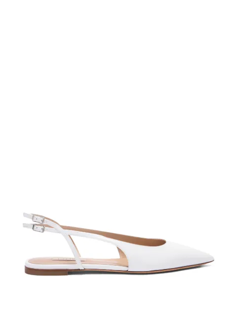 Casadei Dancer ankle strap flat pumps White 1G671B0101TIFFA