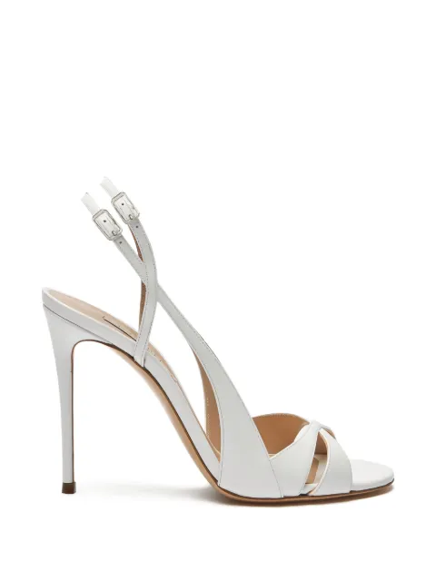 Casadei Julia buckle strappy sandals White 1L414B1001TIFFA