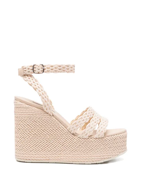 Casadei woven wedge espadrilles Neutrals 1L427B0801C2936