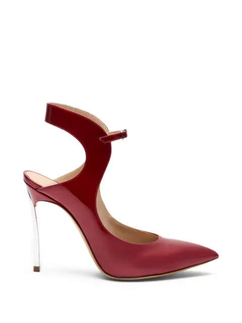 Casadei ankle strap stiletto heel pumps Red 1H052B100MC2924