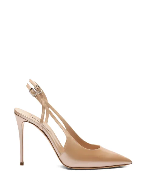 Casadei Julia Samurai strap pointed pumps Neutrals 1G669B1001SAMUR