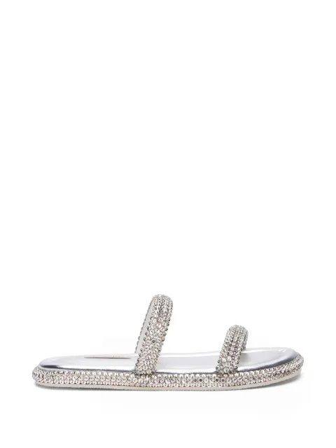 Casadei embellished strap ballerinas Silver 1M507B0101C2964