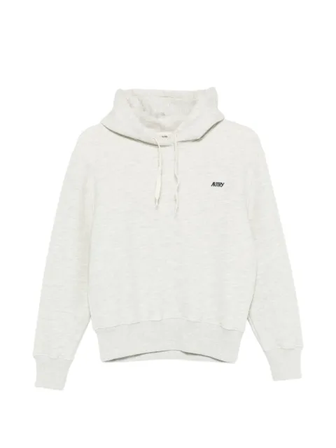 Autry logo-embroidered hoodie Grey HOPW002M