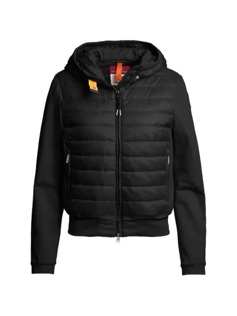 Parajumpers Caelie hooded quilted jacket Black 26SMPWHYFP31P55