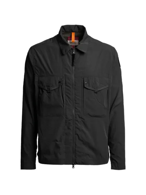 Parajumpers pocket zipped overshirt Black 26SMPMOSTU02P39