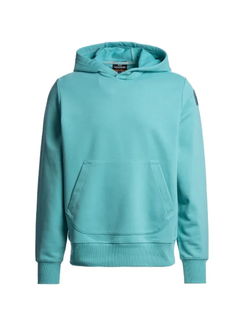 Parajumpers Everest logo-patch hoodie Blue 26SMPMFLEY22P10