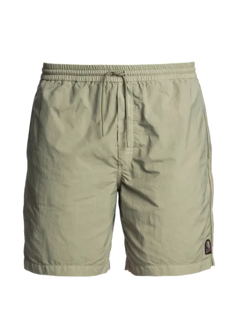 Parajumpers logo-patch swim shorts Green 26SMPMPAKW01P09