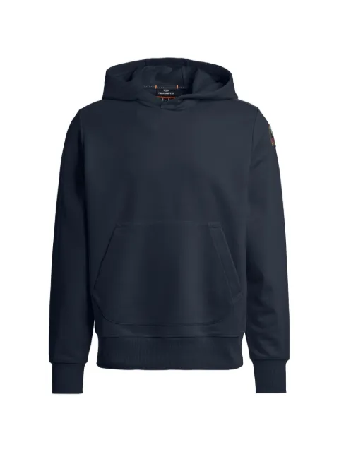 Parajumpers Everest logo-patch hoodie Blue 26SMPMFLEY22P10