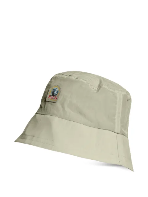 Parajumpers logo-patch bucket hat Neutrals 26SMPABUHA60PAB