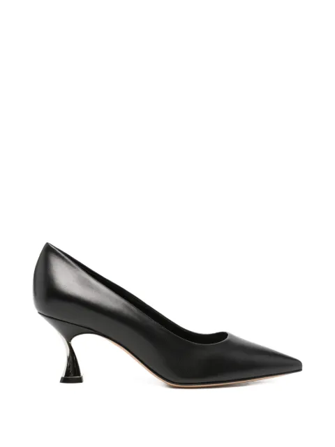 Casadei pointed-toe leather pumps Black 1F488L060MC2095