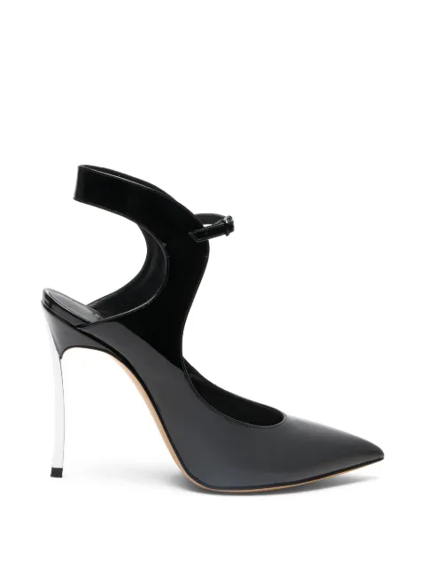 Casadei ankle strap heel pumps Black 1H052B100MC1313