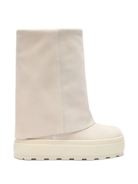 Casadei platform leather boots Neutrals 2S336Y0801RENNA