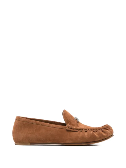 Casadei C-Chain suede loafers Brown 1D325B0101C1566