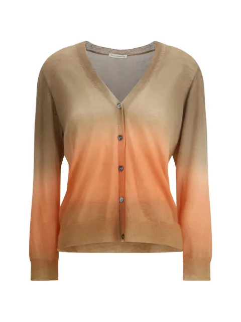 MIRROR IN THE SKY button ombre cardigan Neutrals G214