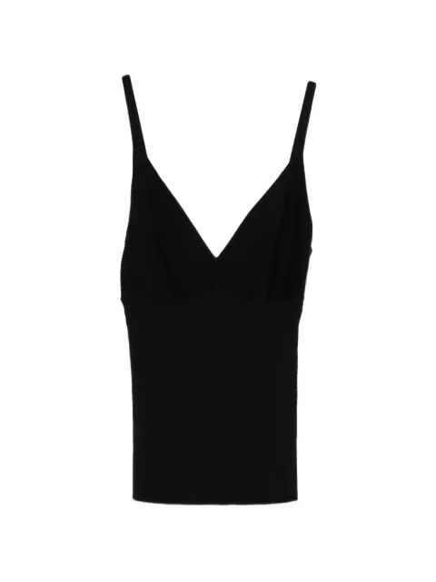 P.A.R.O.S.H. V-neck top Black CIPRIA26D500734