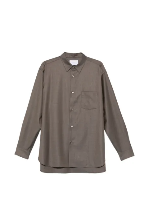 STEIN chest-pocket shirt Grey ST1493