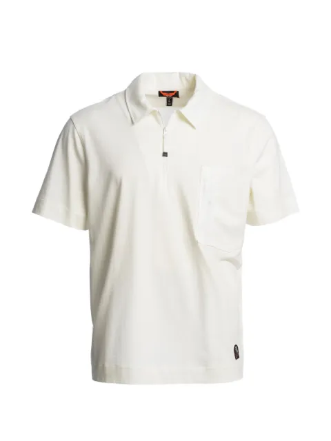 Parajumpers half-zip polo shirt White 26SMPMPORY04P36