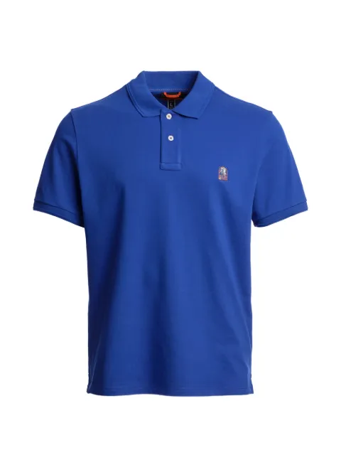Parajumpers logo-patch polo shirt Blue 26SPMPOEK01