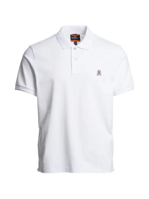 Parajumpers logo-embroidered polo shirt White 26SMPMPOEK01